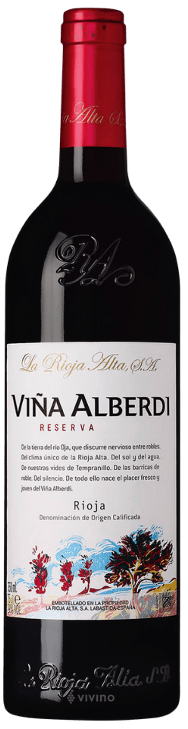 La Rioja Alta S.A., Vina Alberdi Reserva, 2019