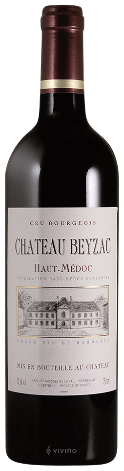 Chateau Haut Beyzac, Rouge Haut Medoc Cru Bourgeois, 2016