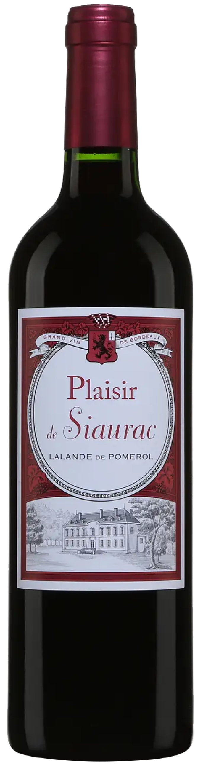 Chateau Siaurac, Plaisir de Siaurac, 2019
