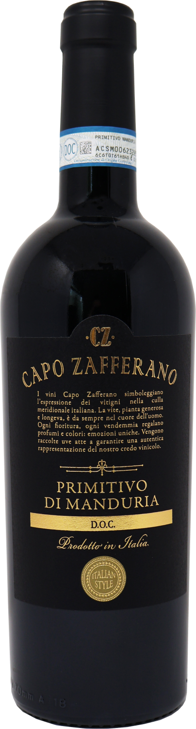 Capo Zafferano , Primitivo di Manduria, 2021
