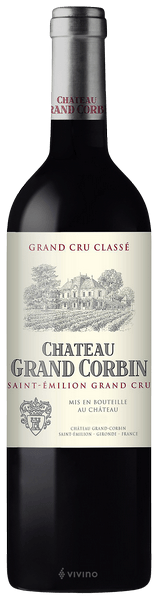 Chateau Grand Corbin, Saint Emilion Grand Cru, 2016
